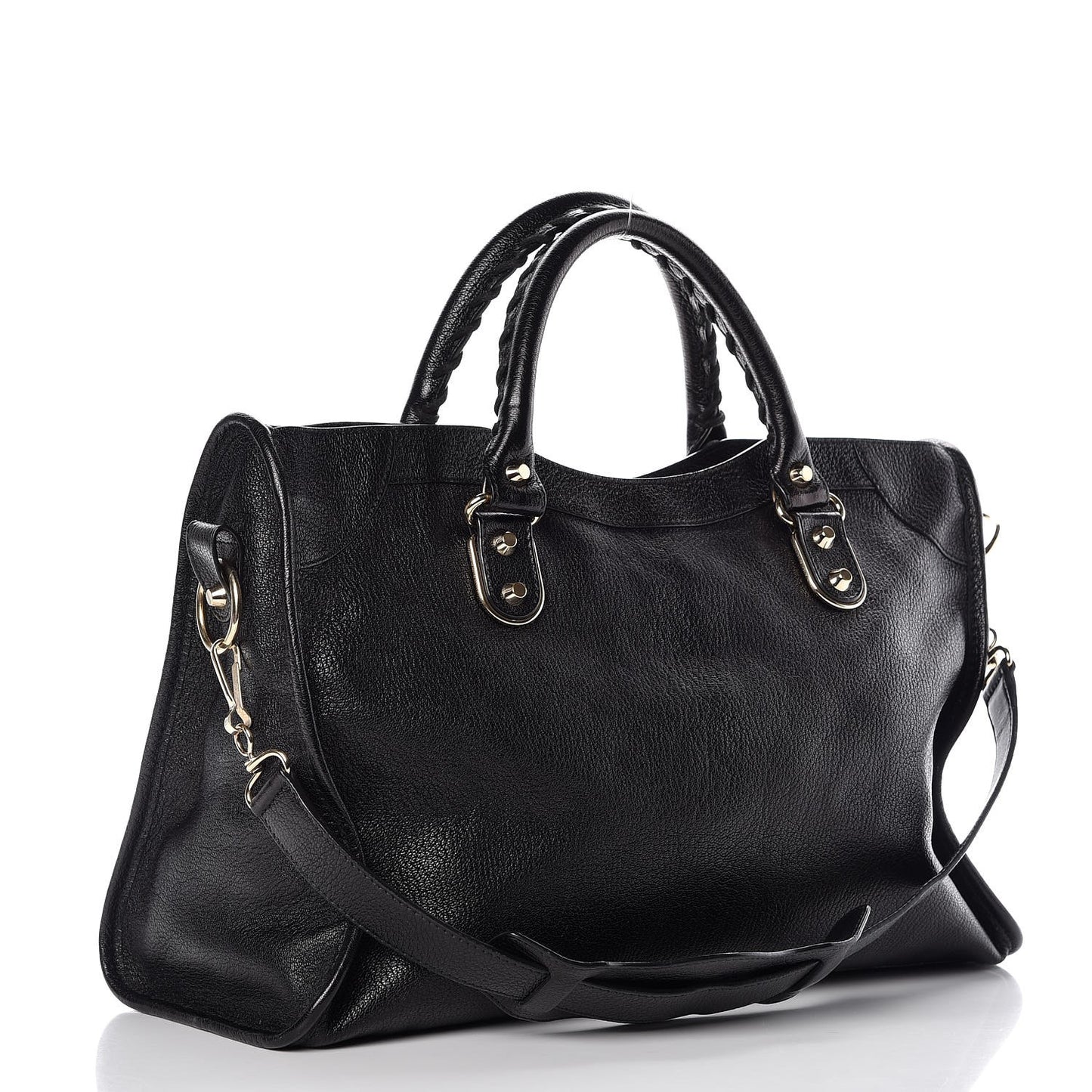 Guccissima Web Medium Padlock Messenger Shoulder Bag Black