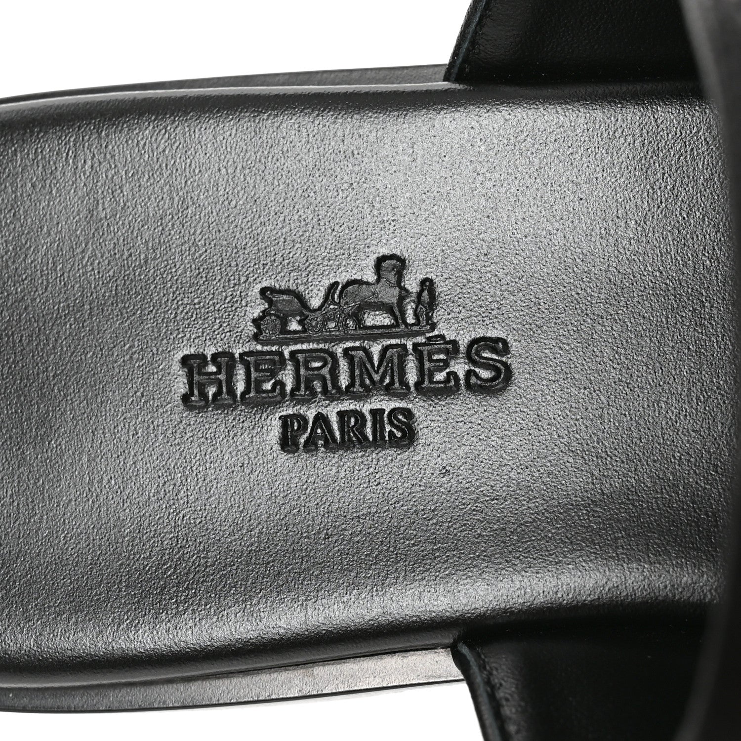 Hermes Calfskin Mona Sandals 36.5 Black 7 of 8
