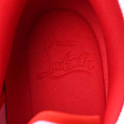 Christian Louboutin Calfskin Suede Nappa Mens Astroloubi Basketball Sneakers 42.5 White Red 5 of 7