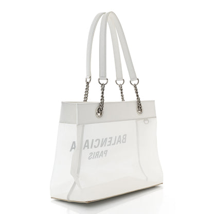 Balenciaga Mesh Medium Duty Free Tote White 4 of 12
