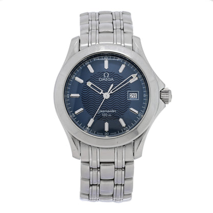 Omega Stainless Steel 36mm Seamaster 120M Quartz Watch Blue 2511.81 1 of 4