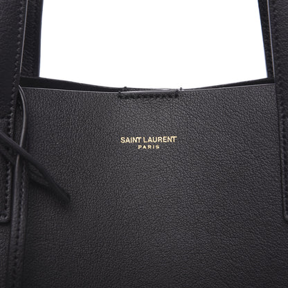 Saint Laurent Calfskin Large Shopping Tote Black 8 of 8