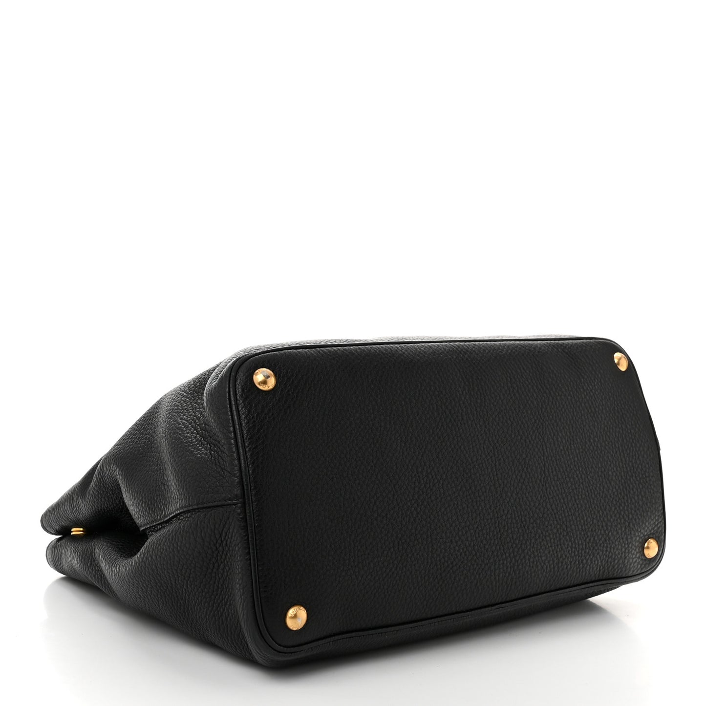 Vitello Daino Tote Black