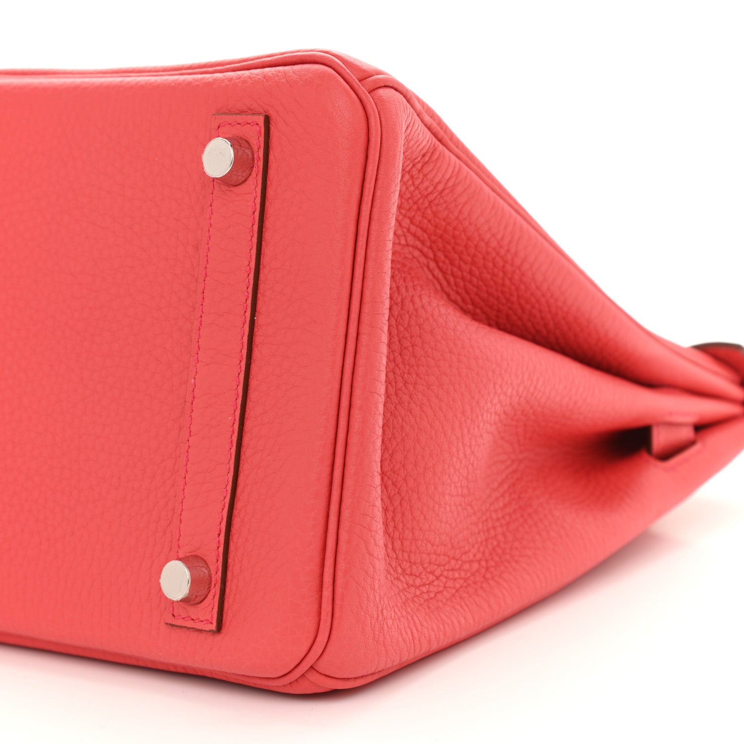 Hermes Taurillon Clemence Birkin 30 Rouge Pivoine 9 of 10