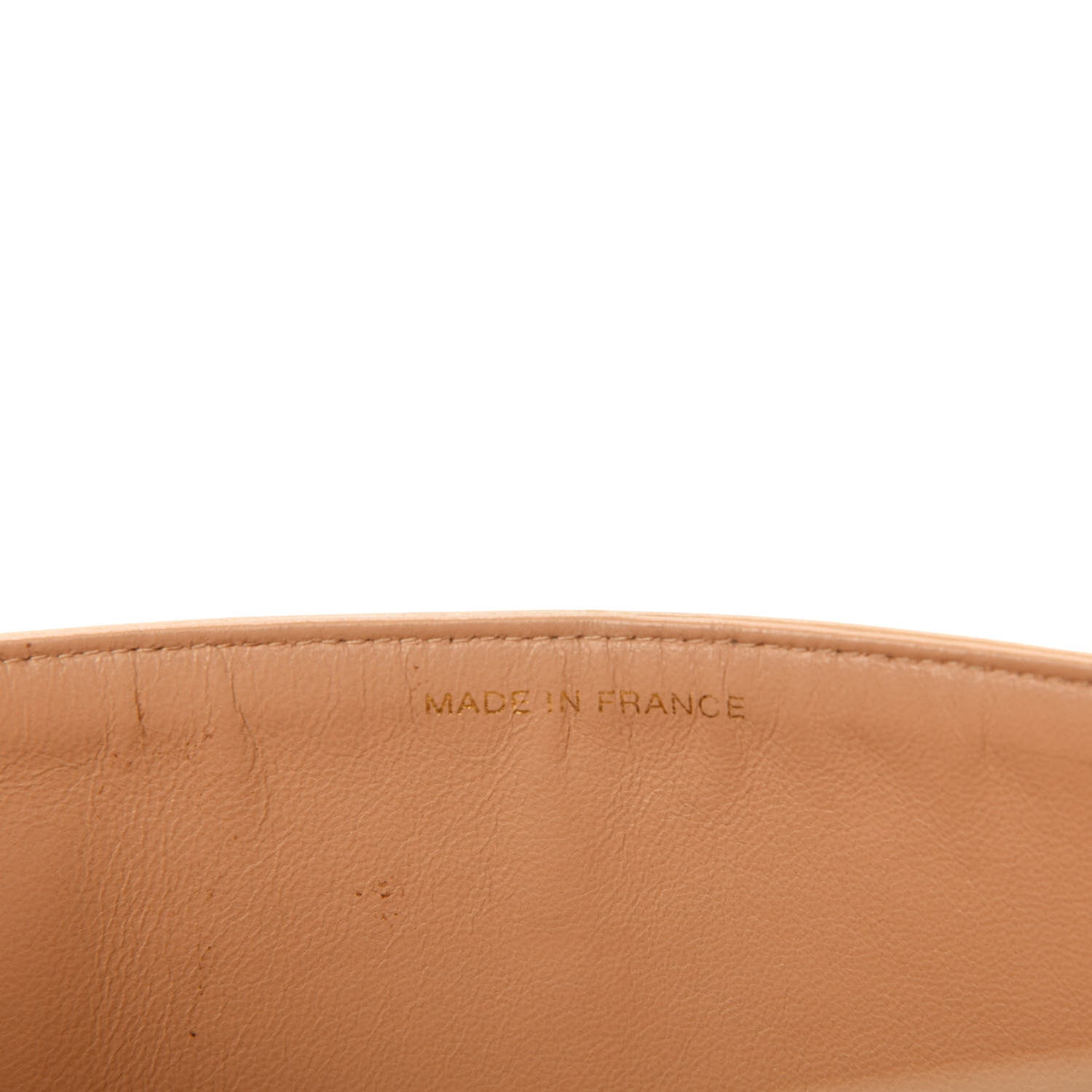 Chanel Lambskin Quilted Small Double Flap Beige 14 of 16