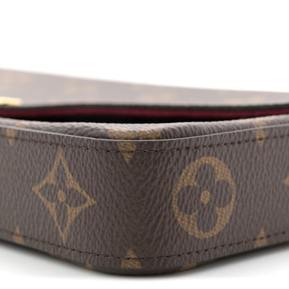 Louis Vuitton Monogram Pochette Felicie Chain Wallet Fuchsia 10 of 11