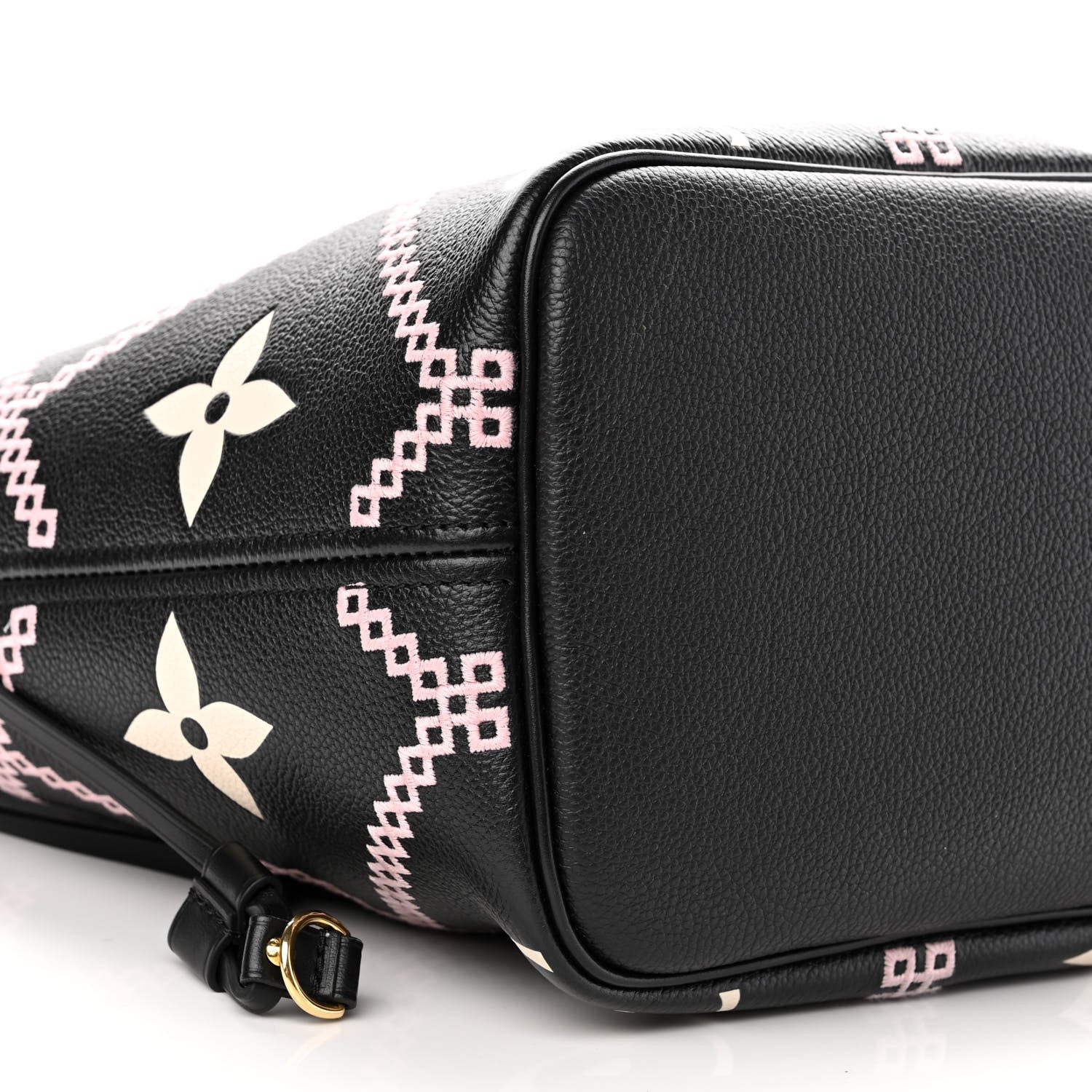 Louis Vuitton Empreinte Monogram Giant Broderies Neverfull MM Black 9 of 10