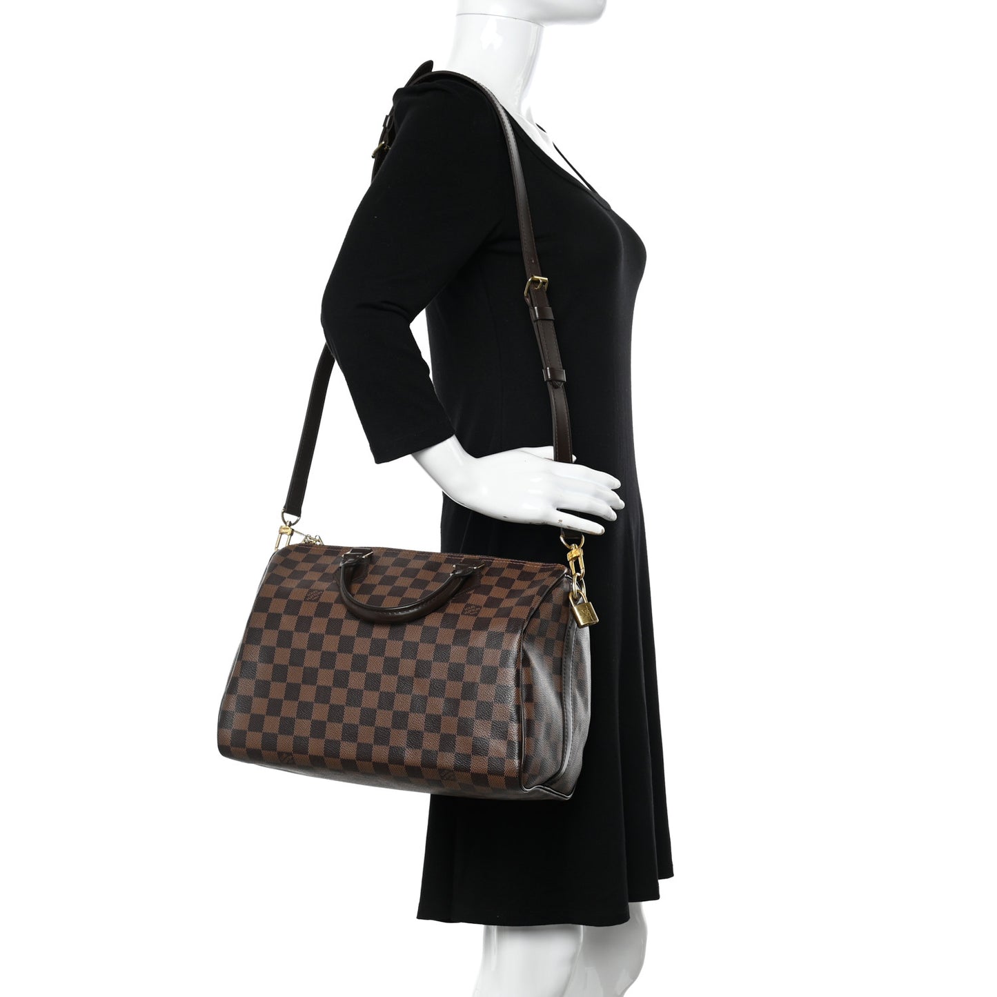Damier Ebene Speedy Bandouliere 30