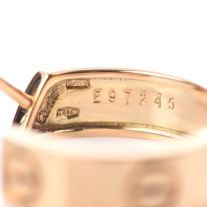 Cartier 18K Yellow Gold 5.5mm LOVE Hoop Earrings 4 of 4