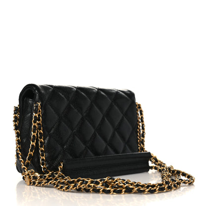 Chanel Caviar Quilted Mini Never Ending Chain Flap Black 3 of 9