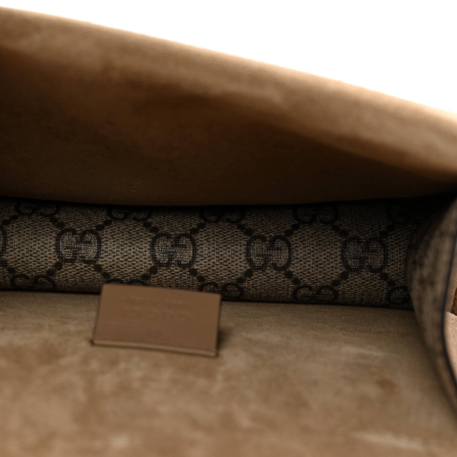Gucci GG Supreme Monogram Mini Dionysus Shoulder Bag Taupe 5 of 11