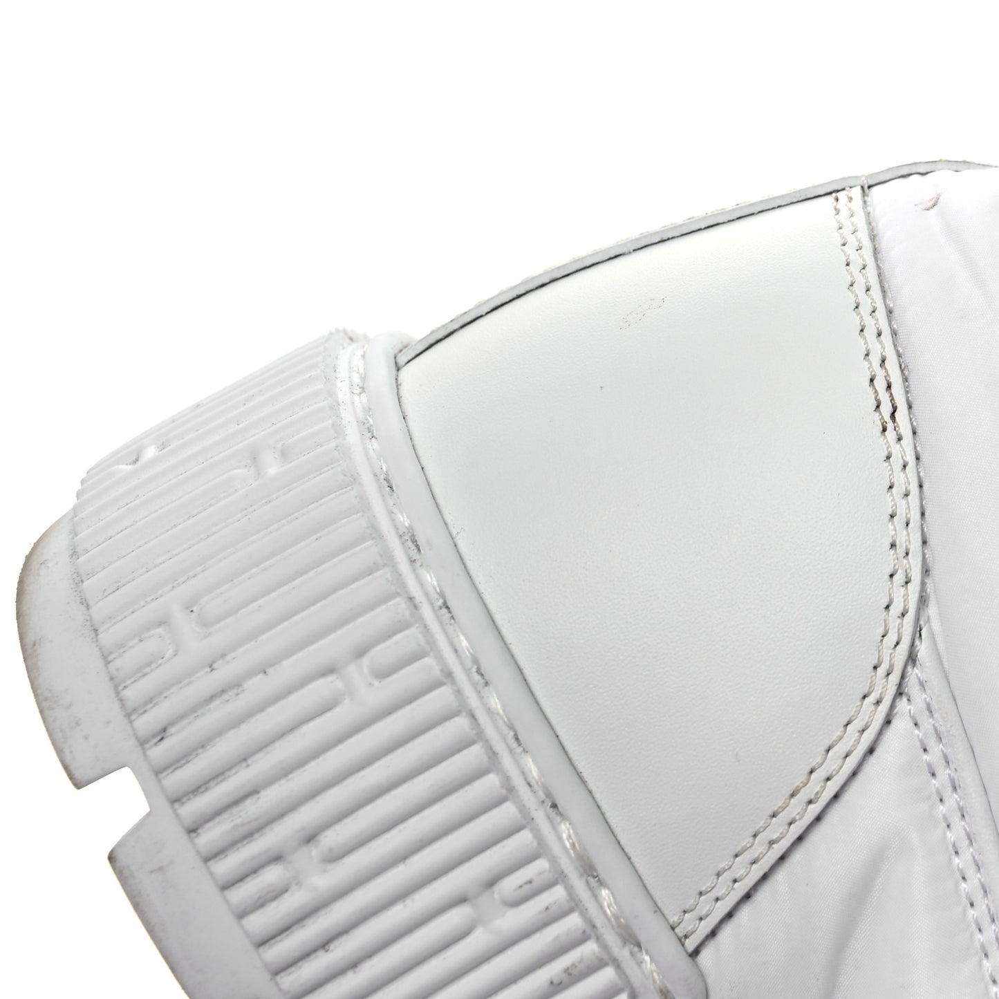 Calfskin Parachute Fresh Ankle Boots 37 White
