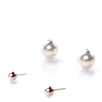 Christian Dior Pearl Mise En Dior Tribal Earrings 4 of 5