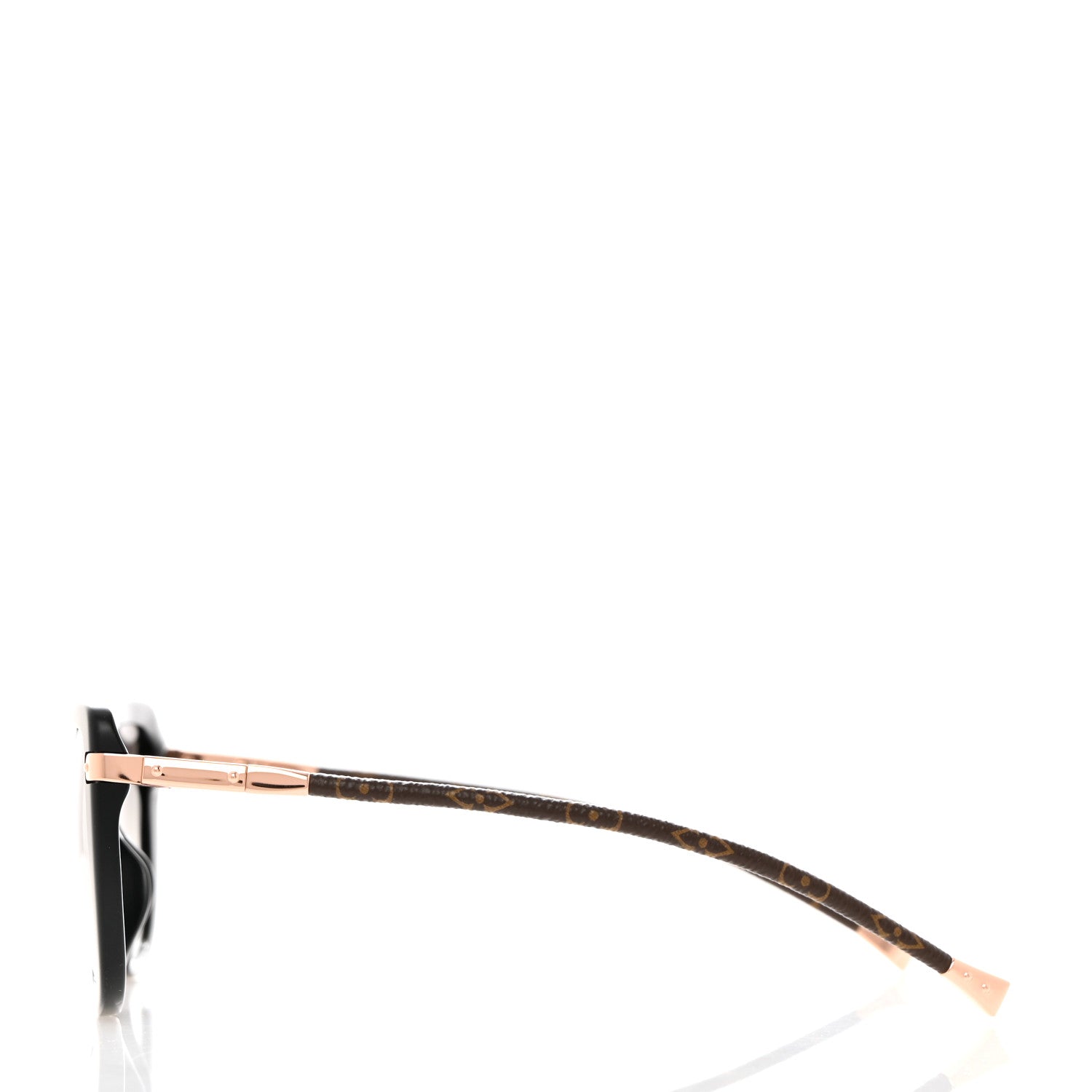 Louis Vuitton Monogram Acetate Charlotte Sunglasses Z0781E Black 3 of 8