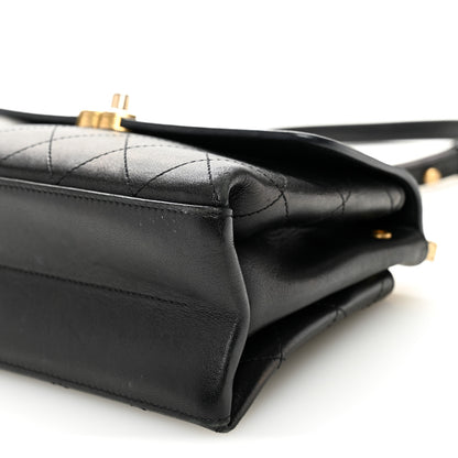 Chanel Lambskin Stitched Coco Luxe Small Flap Black 10 of 12