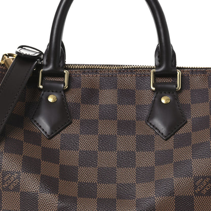 Louis Vuitton Damier Ebene Speedy Bandouliere 25 7 of 12