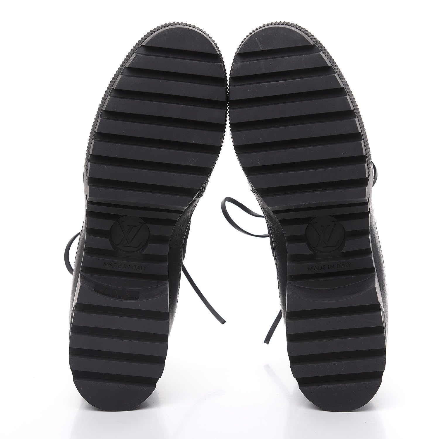 Louis Vuitton Suede Calfskin Monogram LV Black Heart Laureate Platform Desert Boots 37.5 Black 5 of 8