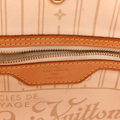 Louis Vuitton Damier Azur Neverfull PM 6 of 10