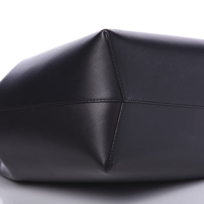 Mansur Gavriel Vegetable Tanned Calfskin Bucket Bag Black Flamma 7 of 9