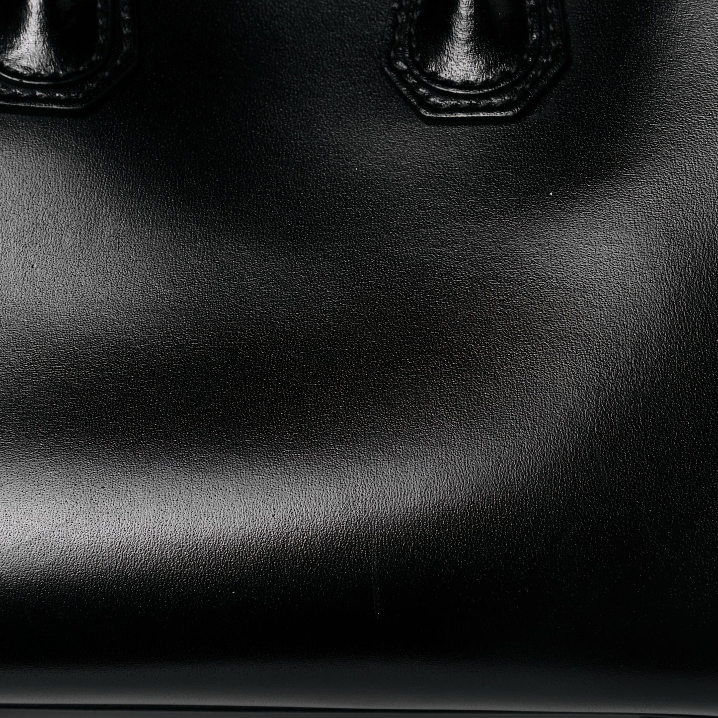 Shiny Lord Calfskin Mini Antigona Black