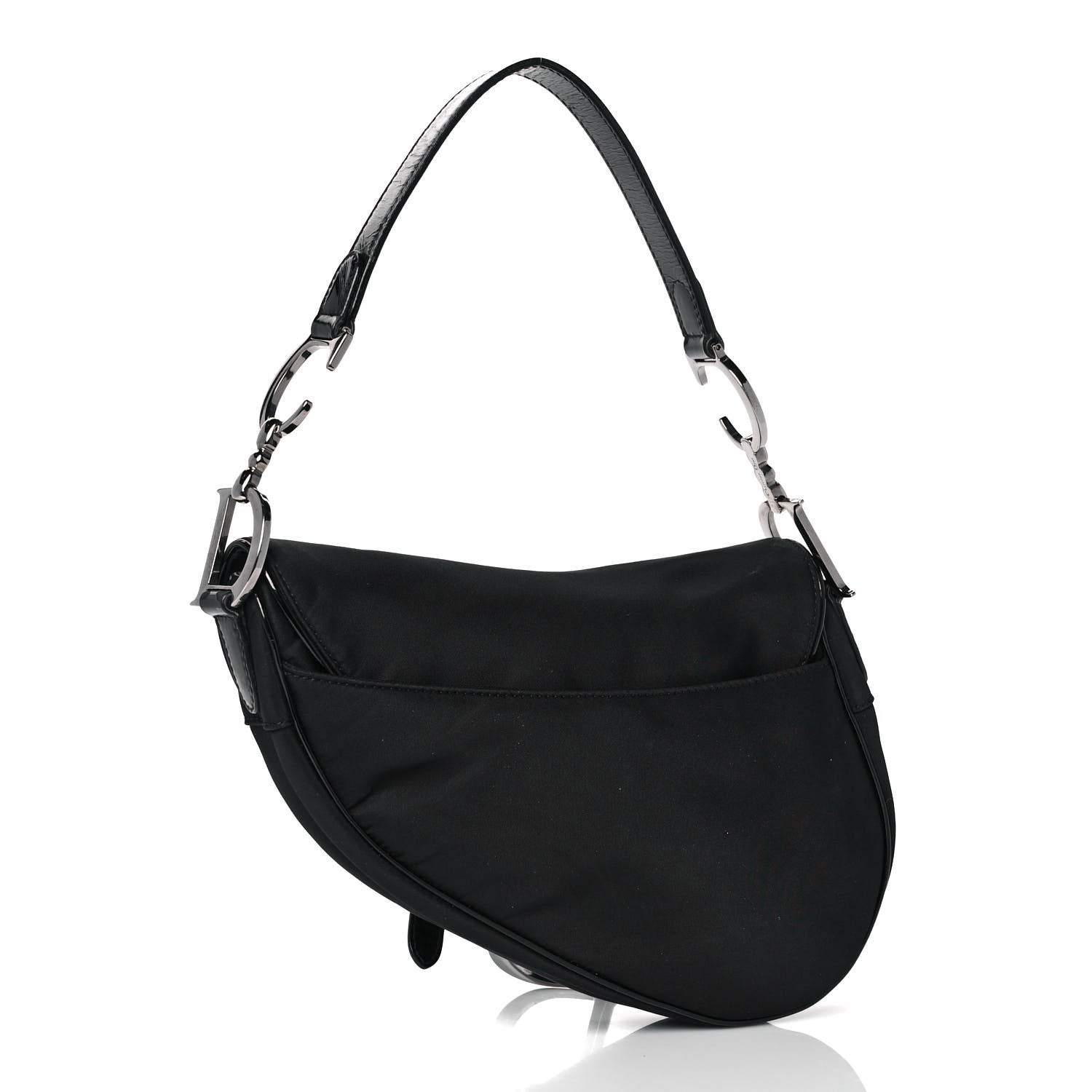Christian Dior Nylon Saddle Bag Black 3 of 11