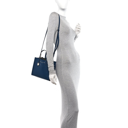 Marc Jacobs Calfskin Mini Grind Tote Bag Azure Blue 2 of 10