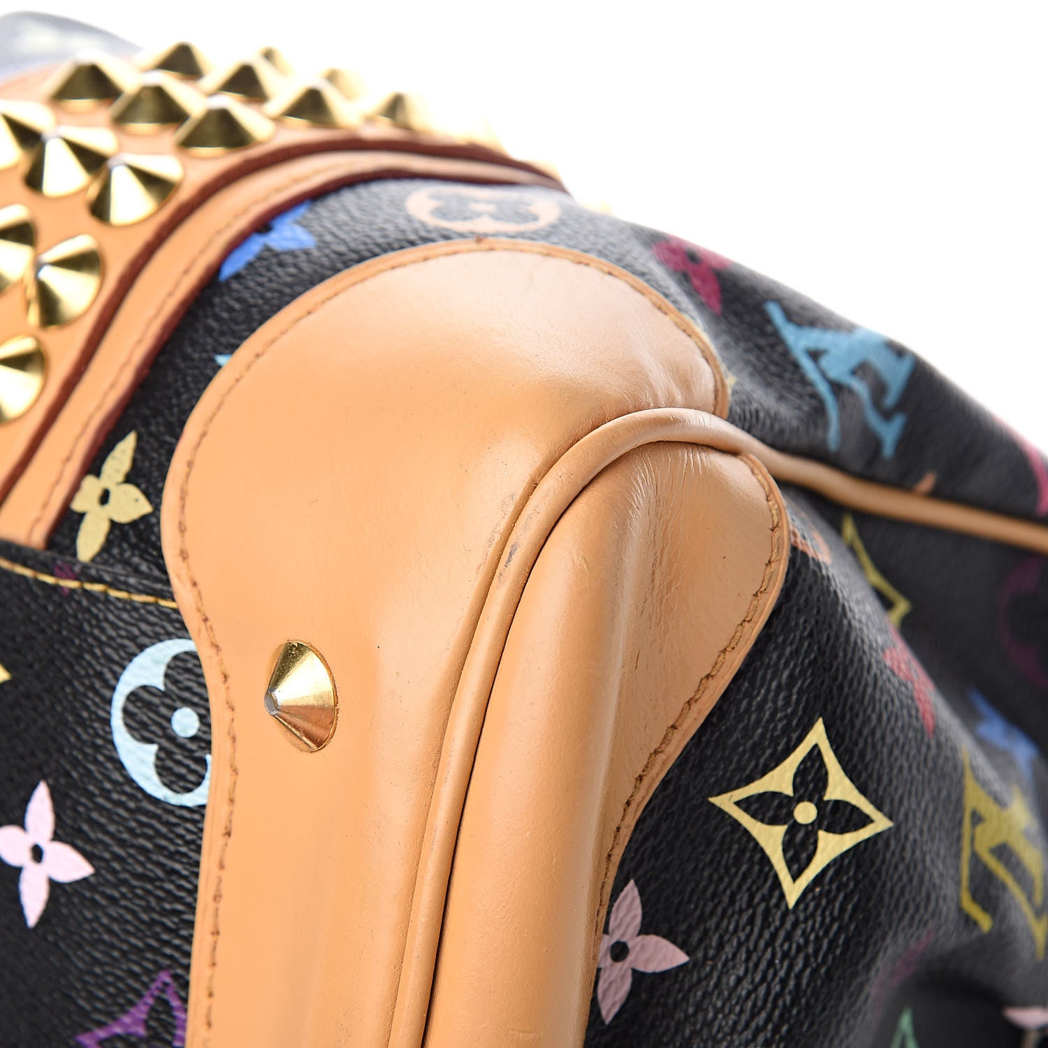 Louis Vuitton Monogram Multicolor Courtney MM Black 10 of 14