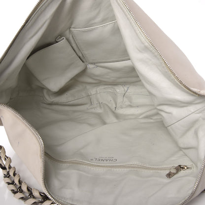 Chanel Calfskin Modern Chain Hobo White 5 of 12