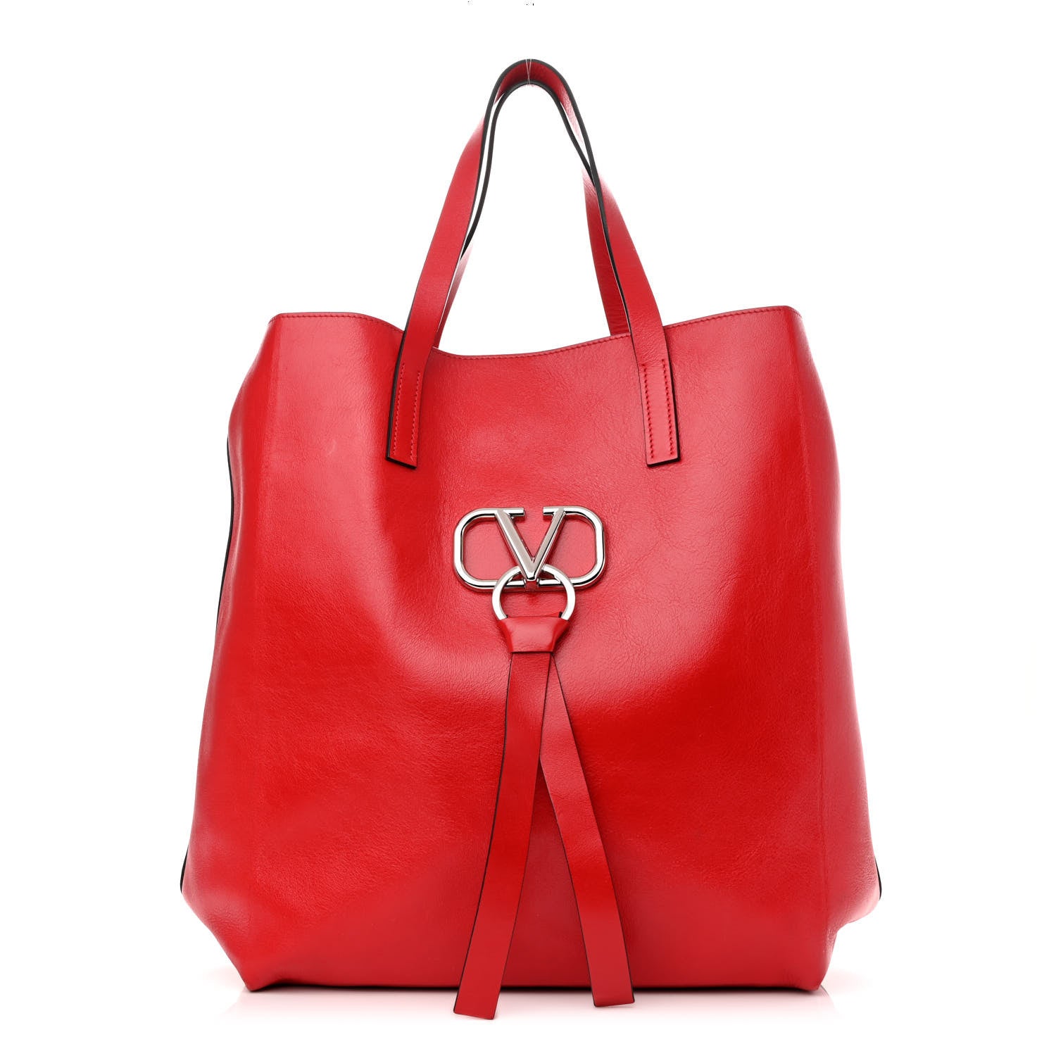 Valentino Garavani Smooth Calfskin VSling Tote Bag Rouge Pur 3 of 10
