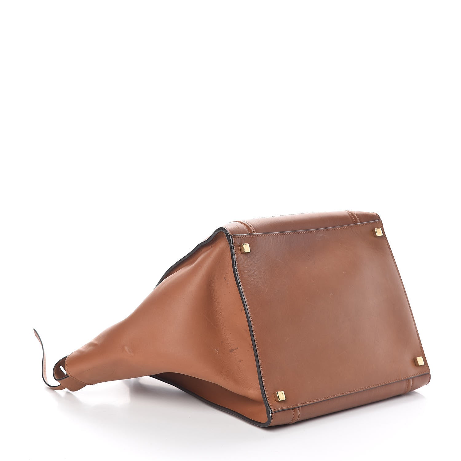 Celine Natural Calfskin Medium Phantom Luggage Tan 4 of 9