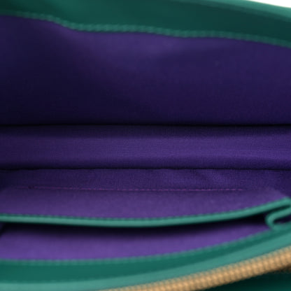 Bulgari Calfskin Serpenti Forever Snake Strap Crossbody Bag Emerald Green 6 of 11