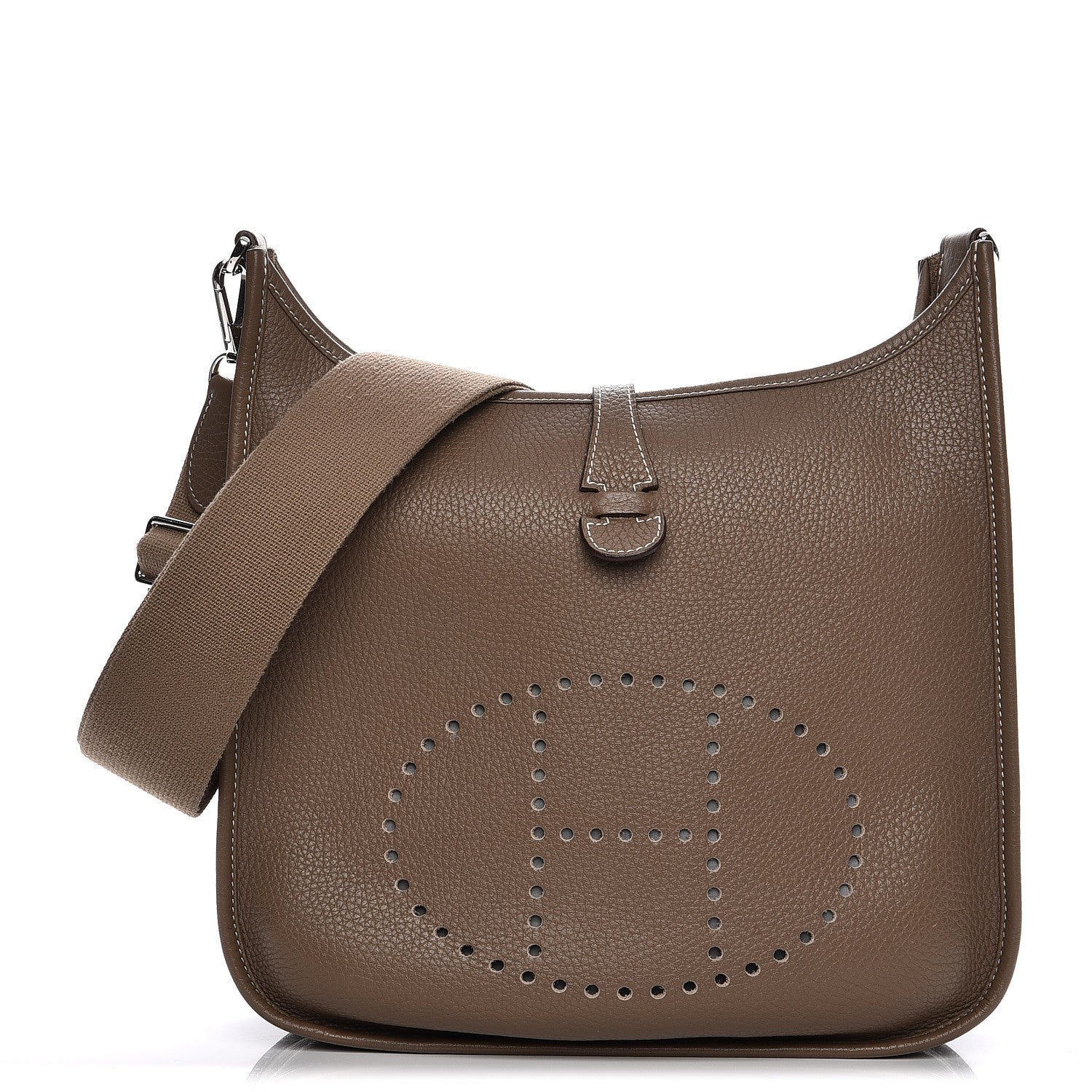 Hermes Taurillon Clemence Evelyne III PM Etoupe 1 of 13