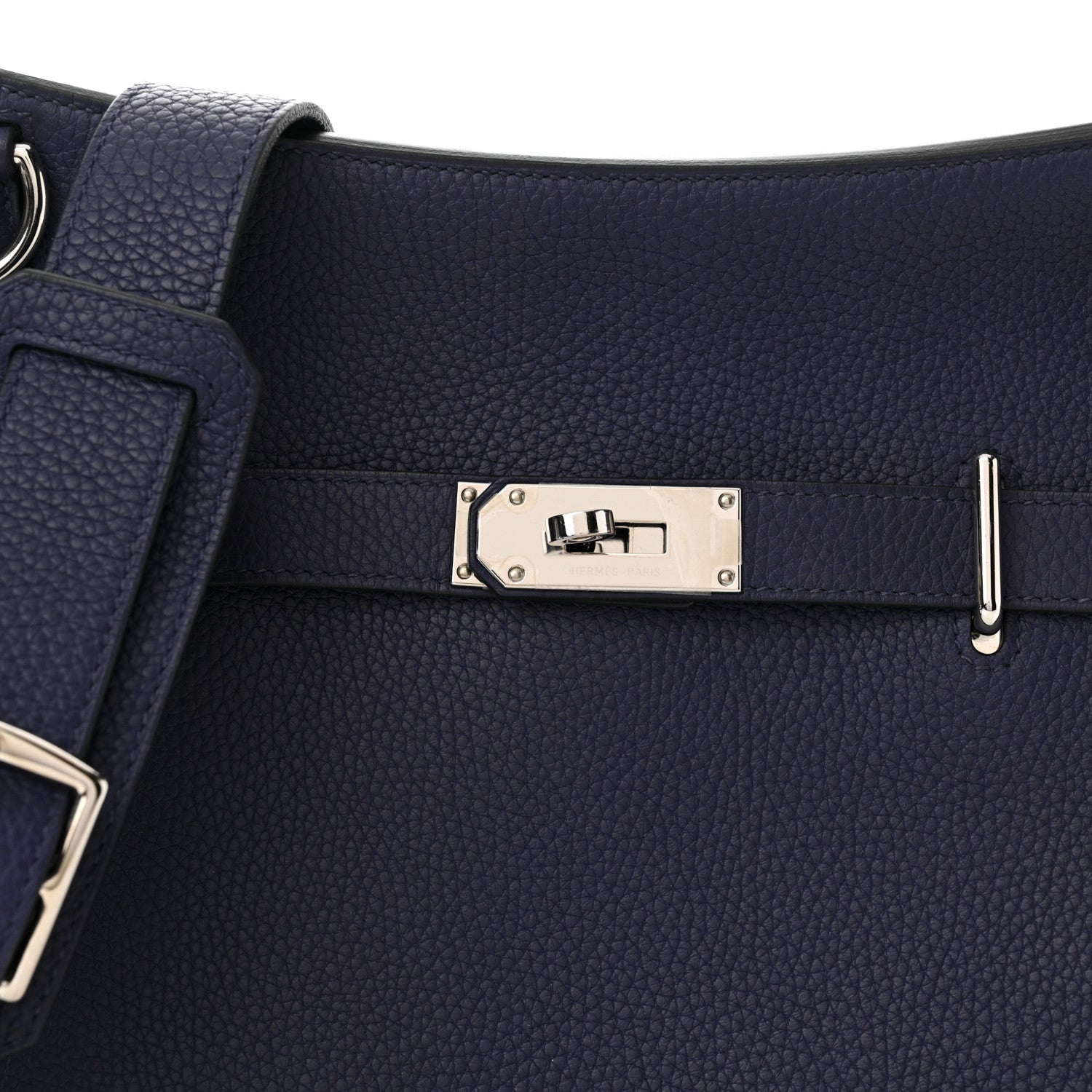 Hermes Taurillon Clemence Jypsiere 31 Bleu Encre 8 of 13