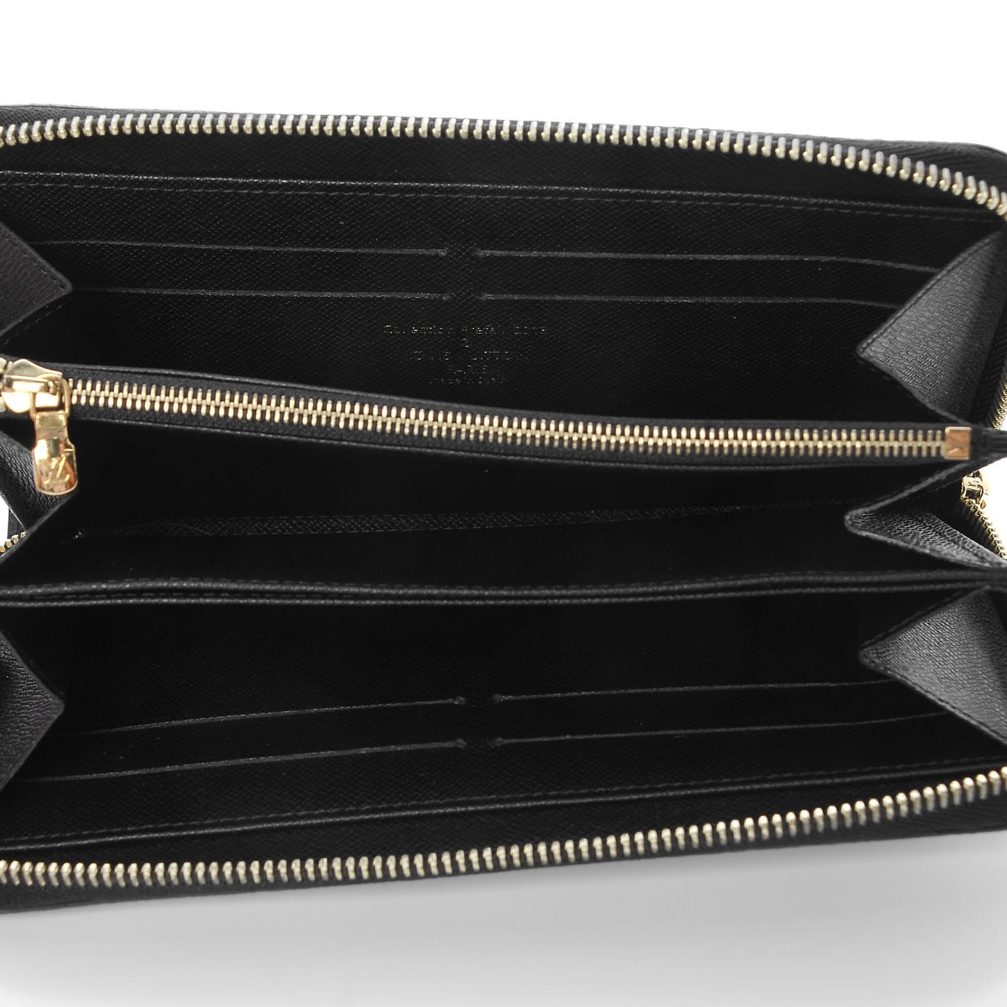 Damier Paillettes Zippy Wallet Black