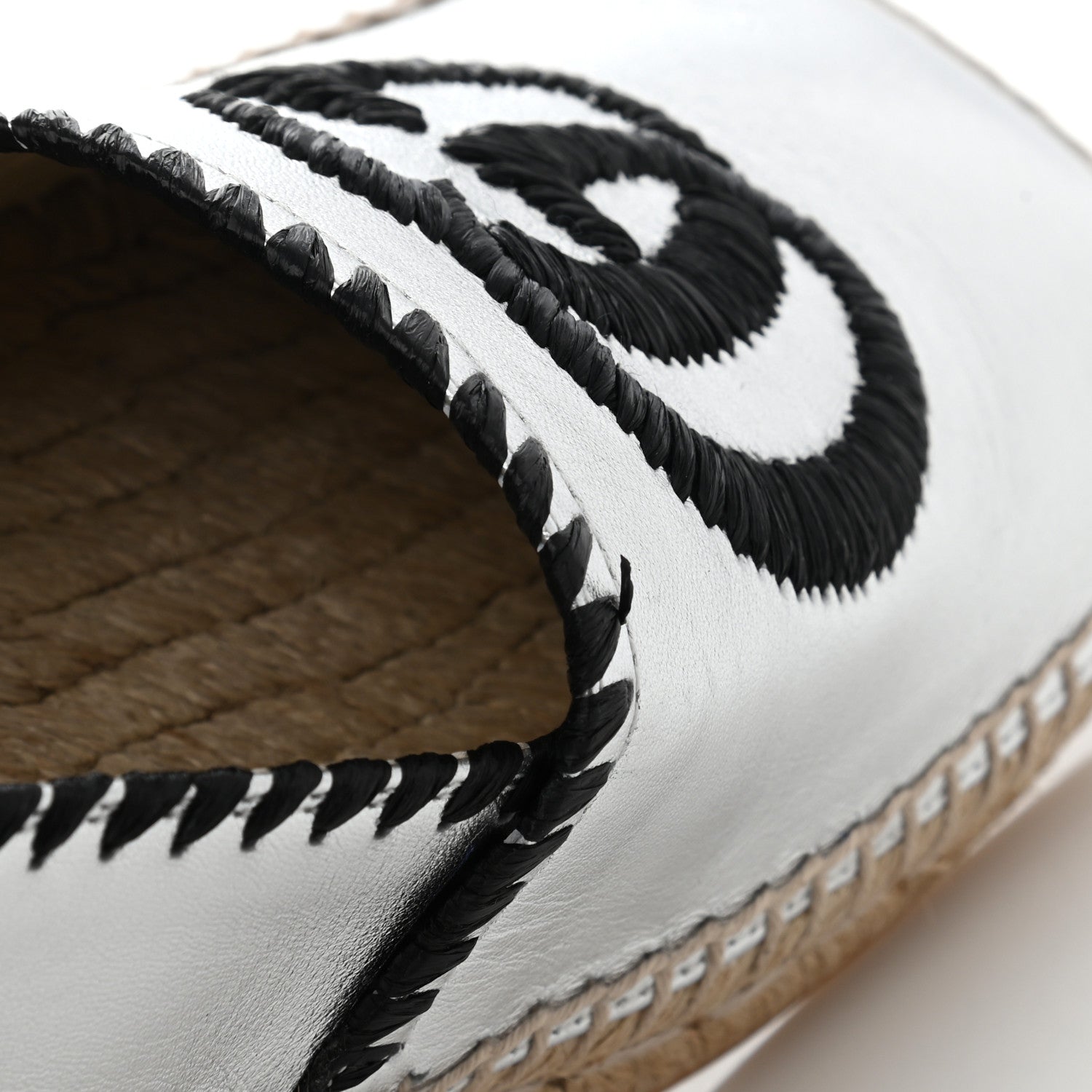 Gucci Metallic Nappa GG Marmont Espadrilles 41 Silver 12 of 12