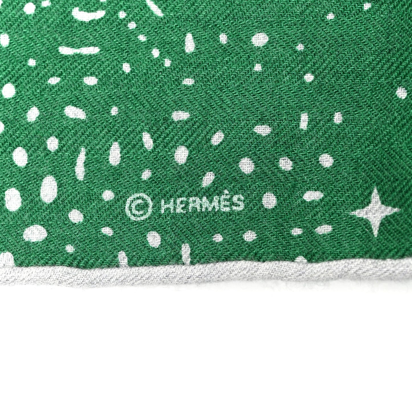 Silk Cashmere Clair De Lune Shawl 140 Green