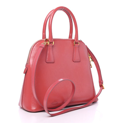 Prada Saffiano Vernice Promenade Tote Peonia 2 of 4
