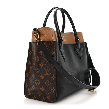 Louis Vuitton Calfskin Monogram On My Side Black 3 of 10