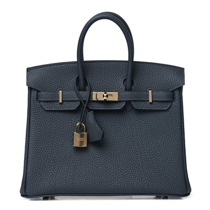 Hermes Togo Birkin 25 Gris Misty 1 of 11