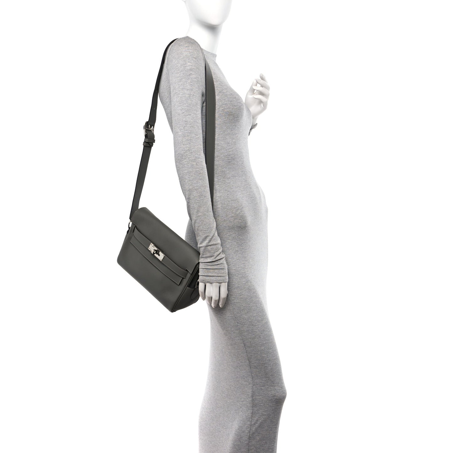 Evercolor Kelly Messenger PM Gris Meyer