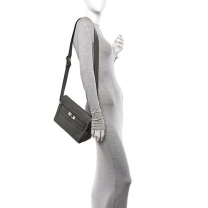 Hermes Evercolor Kelly Messenger PM Gris Meyer 2 of 9