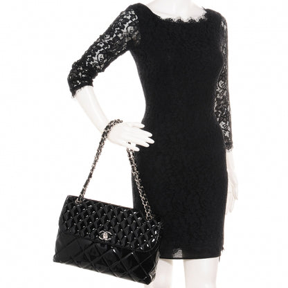 Chanel Vinyl In the Business Flap Black 2 of 8
