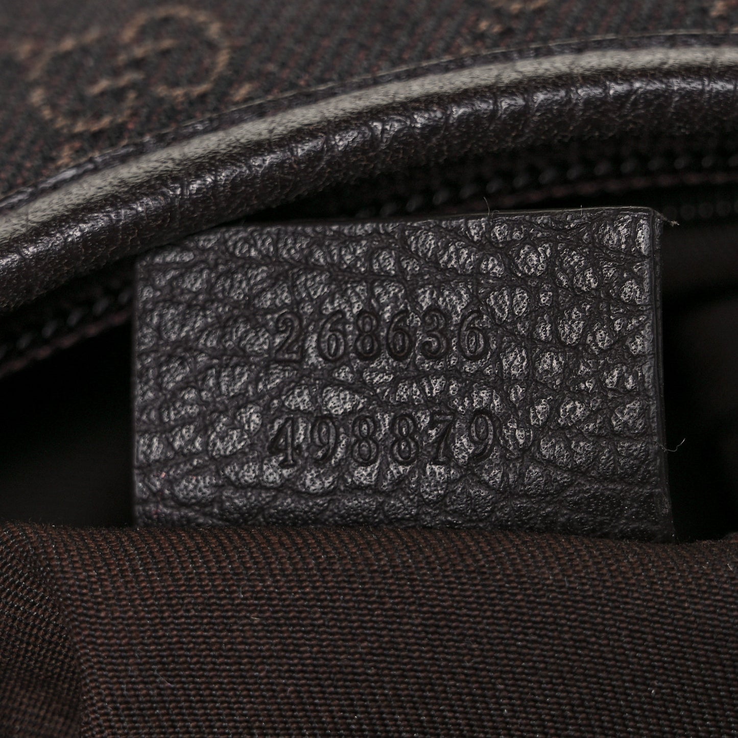Denim Monogram Abbey D Ring Hobo Brown
