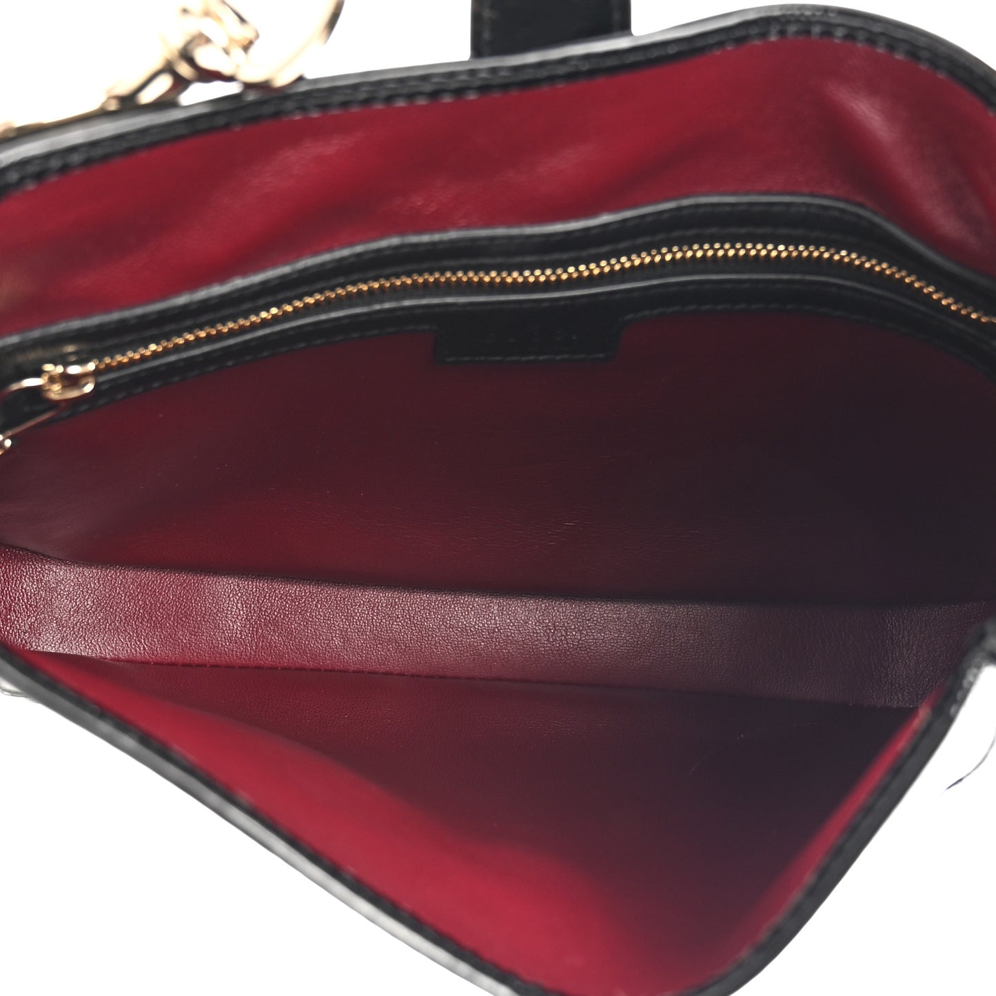 Patent Calfskin Small Jackie Shoulder Bag Black