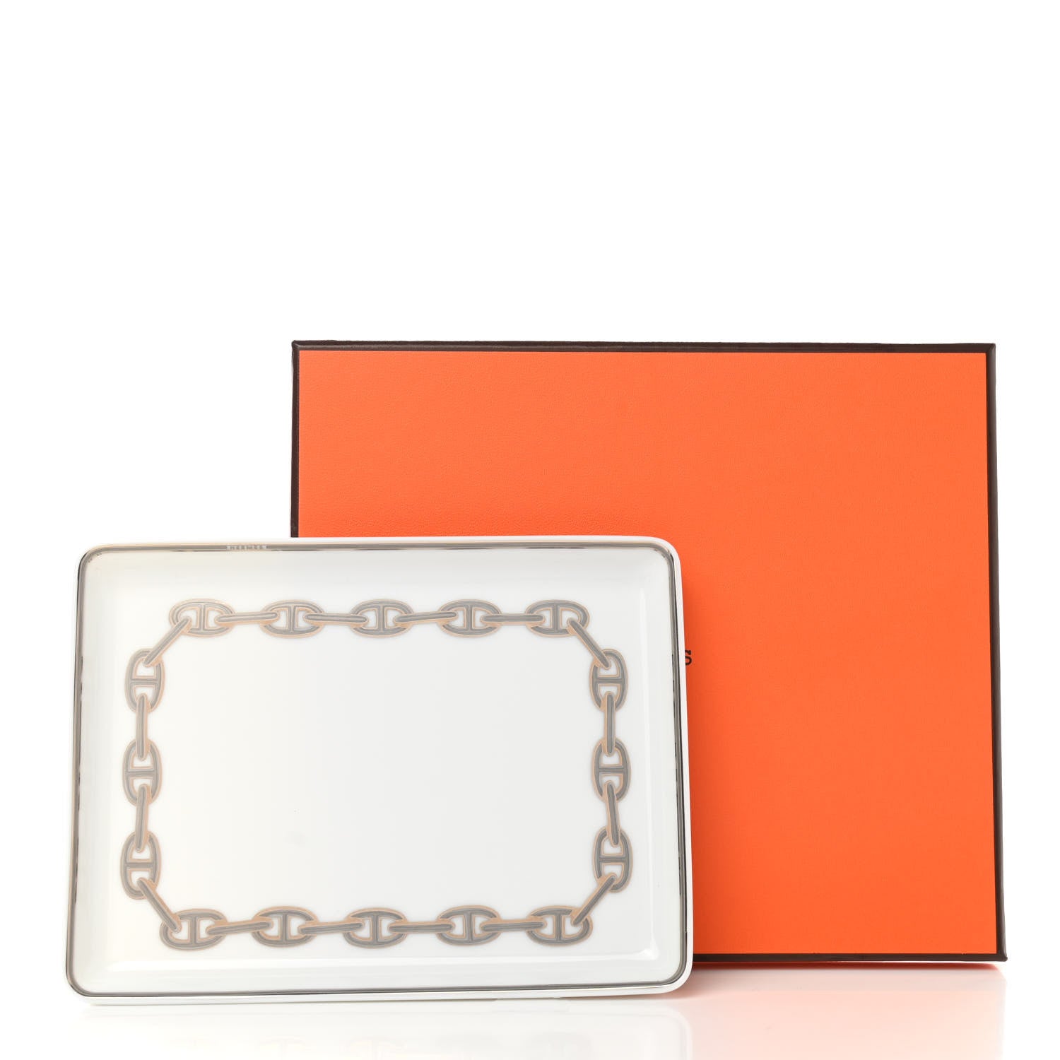 Hermes Porcelain Chaine d' Ancre Sushi Plate 6 of 6