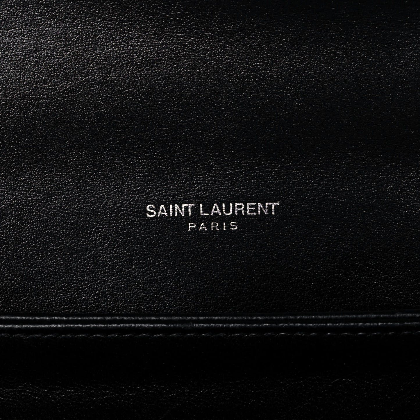 Calfskin Crocodile Embossed Medium Babylone Black