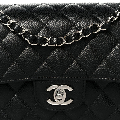Chanel Caviar Quilted Small Double Flap Black 9 of 11