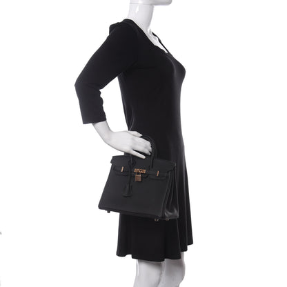 Hermes Togo Birkin 25 Black 2 of 11