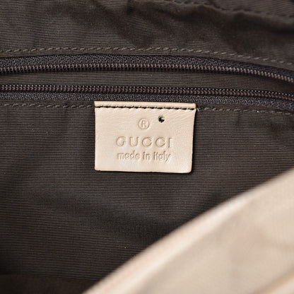 Gucci Monogram Satchel Beige 6 of 11