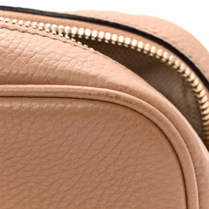 Gucci Pebbled Calfskin Small Soho Disco Bag Camelia 11 of 12